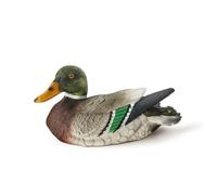 PETSOLA Figura Ave Acuática Adorable Figuras Ave Acuática Etuillas Animales para Enque, Pato Macho Mirando hacia Atrás