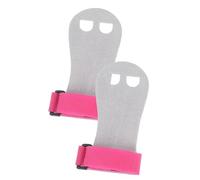 PETSOLA Guantes de Barra de Gimnasia Protectores de Manos para Niños Equipos Deportivos de Agarre Antidesgarro en Poliéster Y Caucho Adecuados para Gimnasio E, Pink M