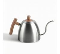 PETSOLA Hervidor Café con Tobera Estrecha Ergonómico Hervidor Goteo Menaje para Cocina, Array, Plateado, Estándar