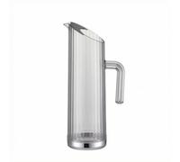PETSOLA Jarra Agua Resistente Jarra con Asa Ligera Recipiente para Restaurantes, Pubs, Comedor, Array, Transparente, 1.5L
