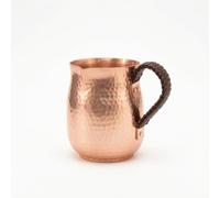 PETSOLA Jarra Cobre que Tiene Asa Taza Té Cobre Resistente Al sgaste Taza Té, Cobre Púrpura, 450ml