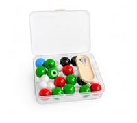 PETSOLA Kit Modelo Structural Apoyo Didáctico Modelo Bolas y Varillas 3D Juego Educativo para Laboratorio Escolar