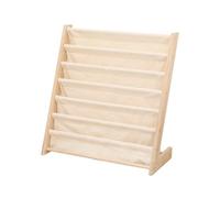 PETSOLA Librero Infantil Estante de Madera para Libros de Niños Expositor Organizador para Cuentos Y Juguetes Gran Capacidad de Almacenamiento Rack para Libro, 60x30x80CM
