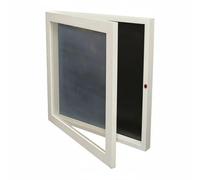 PETSOLA Marco Camiseta Imán Caja Sombra Camiseta Almacenamiento y Exhibición Expositor Uniformes Deportivos para Pared, Blanco, 11x14 Pulgadas 27.9x35.6cm - Modelo Infantil
