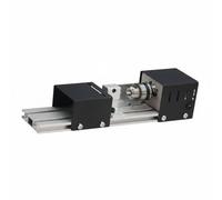 PETSOLA Mini Torno Multifuncional Pequeño y Portátil Torno para hacer Abultamientos Alta Precisión Pulidora de Abultamientos de Madera para Principiantes, Bsc Estánd P-disc Rndr