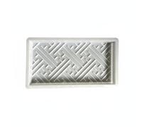 PETSOLA Molde Piedra Paso Reutilizable Molde Cemento Cast Gris Claro Suministro Exterior para Patio