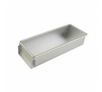 PETSOLA Molde Tiramisú con Tapa Molde Rectangular Desmontable Liberación Fácil Herramienta Culinaria para Pastelería, 30 X 10 X 6 Cm
