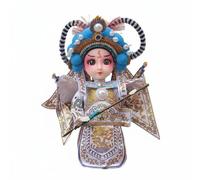 PETSOLA Muñeca de Dramático China Regalo Festivo Figura de Dramático Pekín Hecho a Mano Figura Escenario Chino para Fiestas, Muñeca De Ópera China Yang Zongbao De 7 Pulgadas