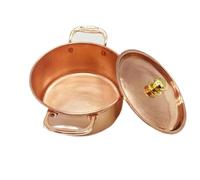 PETSOLA Olla de Tapa, Olla de Doble Asa para Inducción, Olla Antiadherente para Hervir, Olla para Sopa para Chef, Restaurante