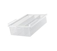 PETSOLA Organizador de Calcetines Bajo Estante Cajón Colgante Ropa Interior Accesorios Hierro Decorativo Fácil Uso Adecuado para Vestidor Dormitorio Sala, con Rejilla