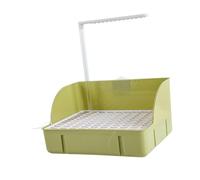 PETSOLA Parrot Bathtub Bañera Automática para Duchas de Loro Accesorios para Jaula Suministro de Baño con Agua Circulante Material PP Adecuada para Periquitos, Verde