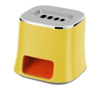 PETSOLA Peladora Automática de Nueces Quitacáscaras Eléctrica Máquina Abridora para Melones Aparato Portátil de PP Compacto para Uso en Casa Viajes Reuniones, Amarillo, tal como se describe