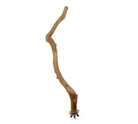 PETSOLA Percha para Pájaros Percha de Madera Rama para Loro Juguete de Jaula Madera Natural Lisa Que Favorece El Y El Juego Montaje Fácil en, doblado