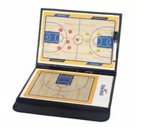 PETSOLA Pizarra Táctica Baloncesto Plegable Carpeta Táctica Baloncesto Compacta Pizarra Magnética con Carpeta para Árbitros, Partidos