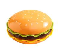 PETSOLA Platos Juego de Vajilla Apilable Platos Combinados Modernos para Entrantes Set de Platos Y Tazones en PP Adecuado para Fiestas Niños Cocina Comedor Re, 5 Capas, tal como se describe