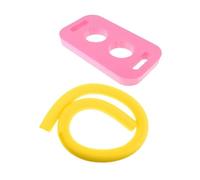 PETSOLA Pool Noodle Flotador Espuma Piscina Conector Accesorio para Juego Y Entrenamiento de Natación Adecuado para Principiantes Deportes Acuáticos en Playa, Rosa Amarillo