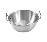 PETSOLA Ramen Pot de Acero Inoxidable Olla para Hacer Fideos Instantáneos Cazo para Y Recipiente para Chocolate Derretido Adecuado para, 13CM plata, tal como se describe