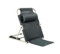 PETSOLA Respaldo de Cama Ajustable con Cojín Plegable para Adultos Adecuado para Leer Descansar Ver Televisión Meditar en Dormitorio Sala de Estar Camping, Textura Verde, S 6 Engranajes