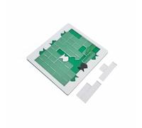 PETSOLA Rompecabezas de Bloques Acrílicos Desafío Cerebral Puzzle de Relleno de Marco Alta Dificultad Juego de Razonamiento de Espacio para Adultos, Estanque 12