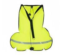 PETSOLA Saco Elevador de Buceo Bolsa Flotación Salvamento Doble Refuerzo con D Anclaje Acero y Control de Adecuado para Recuperación de Soporte de Superficie, Amarillo, 70LB