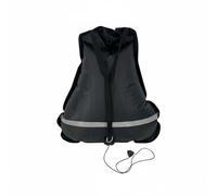 PETSOLA Saco Elevador de Buceo Bolsa Flotación Salvamento Doble Refuerzo con D Anclaje Acero y Control de Adecuado para Recuperación de Soporte de Superficie, Negro, 140LB