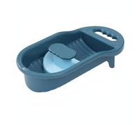 PETSOLA Tabla de Lavado Mini Tabla Fregadero Manual Lavadora Manual Tabla para Calcetines y Ropa Interior con Compartimento Integrado y Limpieza Eficaz, 2ªGen Azul