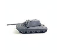PETSOLA Tanque de Colección de Aleación Modelo Militar Vehículo Miniatura con Detalles Finos para Exhibición en Adecuado para Oficina Casa Coleccionistas Decoración, E-100 Ratón con Torreta Krupp