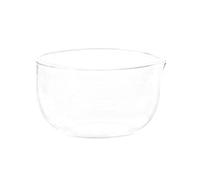 PETSOLA Tazón de Matcha de Vidrio con Vertedor Teaware Tazón de Suave Tazón para Agua Fría/Caliente, 350 ml, Individual