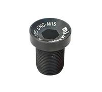 PETSOLA Tornillo Bicicleta M15 Perno Plato Cadena Aluminio Aleación Fijación Hueca Repuesto Portátil Adecuado para Bicicletas Montaña Carretera Accesori, Negro