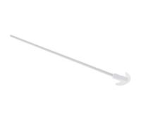 PETSOLA Varilla PTFE Agitadora con Paleta Y Eje de Acero Inoxidable Recubierto Resistente a Temperaturas Adecuada para Experimentos Científicos Mezclado, L 350mm Remo Dia 63mm