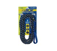 Petsport Correas Básicas Para Perros Triple Safe 6Ft Correa Blue