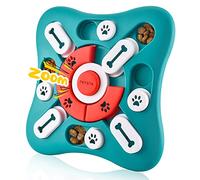 PETSTA Juguetes de rompecabezas para perros, dispensadores de golosinas para entrenamiento de coeficiente intelectual y estimulación cerebral, juguetes interactivos estimulantes mentalmente como regal
