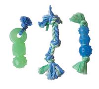 Petstages Orka Mini Dentachew - Juguetes para morder para Perros - Pack de 3