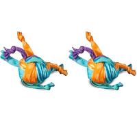 Petstages Tons of Tails - Juguete con Hierba gatera para la Salud Dental - para Gatos - Multicolor (Paquete de 2)