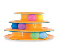 Petstages Tower of Tracks - Torre de 3 Pisos para Gatos - Juguete Interactivo
