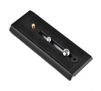 PETSTIBLE Abrazadera de Placa de liberación rápida para cámara, Adaptador de trípode para cámara, Placa de liberación rápida para Manfrotto 503HDV MH055M0 Q5 MVH400AH