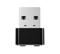 PETSTIBLE Pequeño motor de mouse USB portátil con 3 opciones de agitación, evita que la computadora se duerma y se despierta después de bloquear la pantalla. (Es negro)