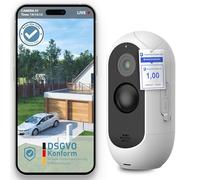 PetTec® CAM Free - Cámara Inalámbrica para Mascotas con App [SIN SUSCRIPCIÓN] - para Gatos y Perros, Interior/Exterior - Detección de Movimiento, Función de Voz - Batería hasta 9 Meses sin Cargar