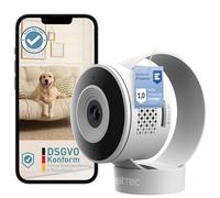 PetTec® CAM Lite - Camera vigilancia con App [SIN SUSCRIPCIÓN] - Camera Interior para Gatos y Perros con deteción de Movimiento y Vista Nocturna - Camera de Seguridad para Mascotas