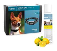 PetTec Collar Antiladridos Perros con Señal Pulverizada automática, Incluye Aerosol con Fragancia de Limón, Adiestramiento para Acabar con los Ladridos de Perros Grandes y pequeños