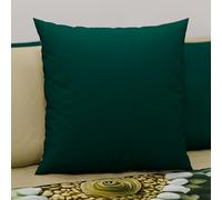 Petti Artesanos Italianos - Par de Fundas de Cojín de Microfibra de 60x60 cm, Cojines Decorativos para Dormitorio, Sofá, Juego de 2 Fundas de Cojín, Funda de Almohada de Doble Cara Gris Tórtola Verde