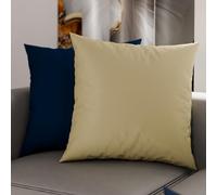 Petti Artesanos Italianos - Par de Fundas de Cojín de Microfibra de 80x80 cm, para Dormitorio, Sofá, Juego de 2 Fundas de Cojín, Funda de Almohada de Doble Cara Gris Paloma