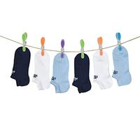 PETTI Artigiani Italiani 6 pares de calcetines fantasmas niño niño niño 6 pares de calcetines fantasmas niño, Mar, 34-36