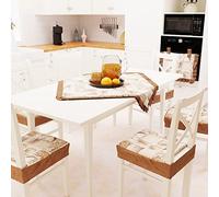 PETTI Artigiani Italiani Centro de Mesa, Lidia Marrón, 1pz Centrotavola 90x90 cm