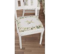 PETTI Artigiani Italiani - Cojines para Silla de Cocina con elástico de 2 Piezas, Fundas de cojín de Microfibra, Fundas para sillas con Muelle, diseño Botanical, 100% Fabricado en Italia