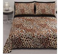 PETTI ARTIGIANI ITALIANI - Colcha Cama 220x260 cm Microfibra, Primavera Verano, Edredón Cubrecama una Plaza y Media, Colchas Bouti Modernas, Animalier 04, 100% Made in Italy