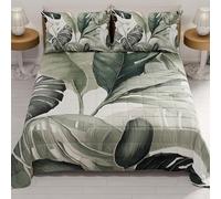 PETTI ARTIGIANI ITALIANI - Colcha Cama 270x260 cm Microfibra, Primavera Verano, Edredón Cubrecama Doble, Colchas Bouti Modernas, Floral 4, 100% Made in Italy