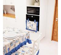 PETTI Artigiani Italiani Cubrehorno de Cocina, Lidia Azul, 1pz Copriforno 40x50 cm