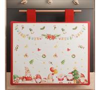 PETTI Artigiani Italiani - Cubrehornos Navideño 40x50 cm, Cubrehornos de Cocina Navidad, Decoración Navideña para Hornos, Cubrehornos Gnomo, 100%