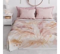 PETTI ARTIGIANI ITALIANI - Funda de sofá de Microfibra, 180 x 270 cm, Estampado de Palmeras en Polvo | Multiusos para sofás, colchas y manteles | Funda Protectora Lavable